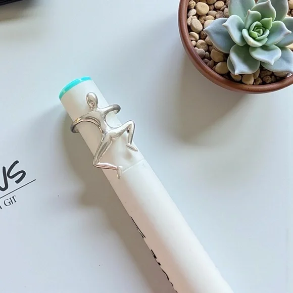 Sterling Tiny Man Ear Cuff - Picture 4 of 4